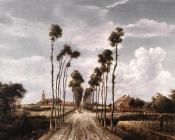 The Alley at Middelharnis - 梅恩德特·霍贝玛